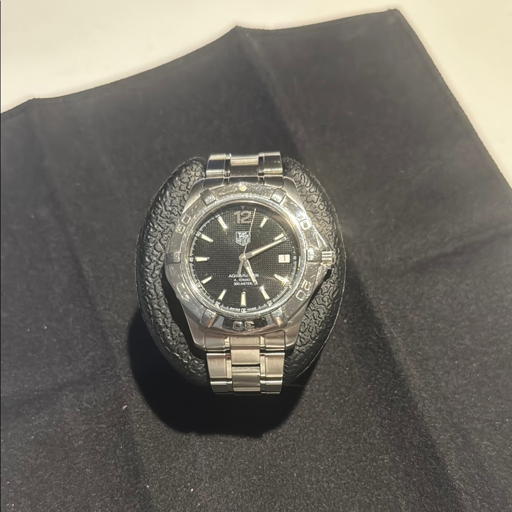Tag Heuer Silver and Black Men's Watch
